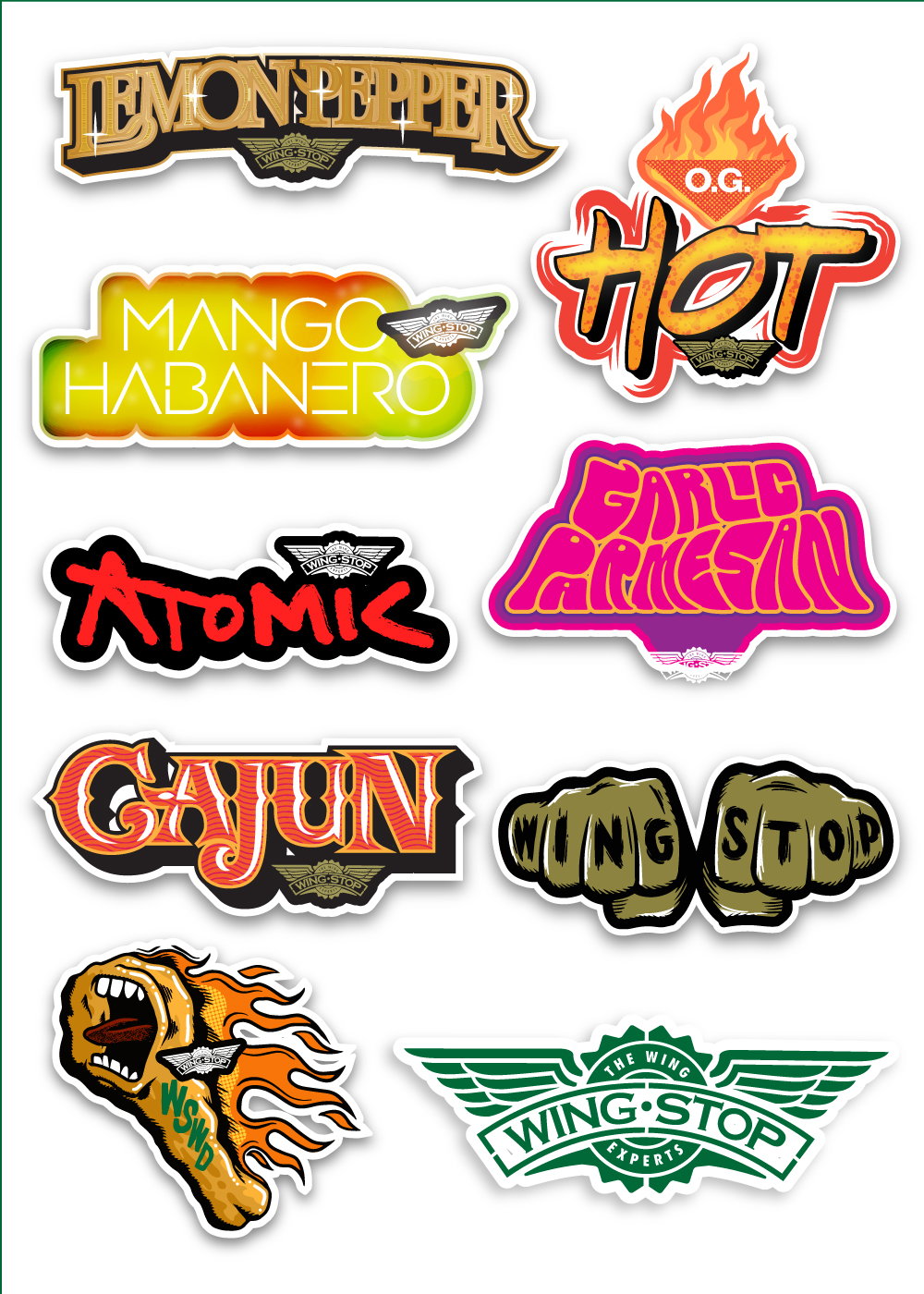 wingstop stickers